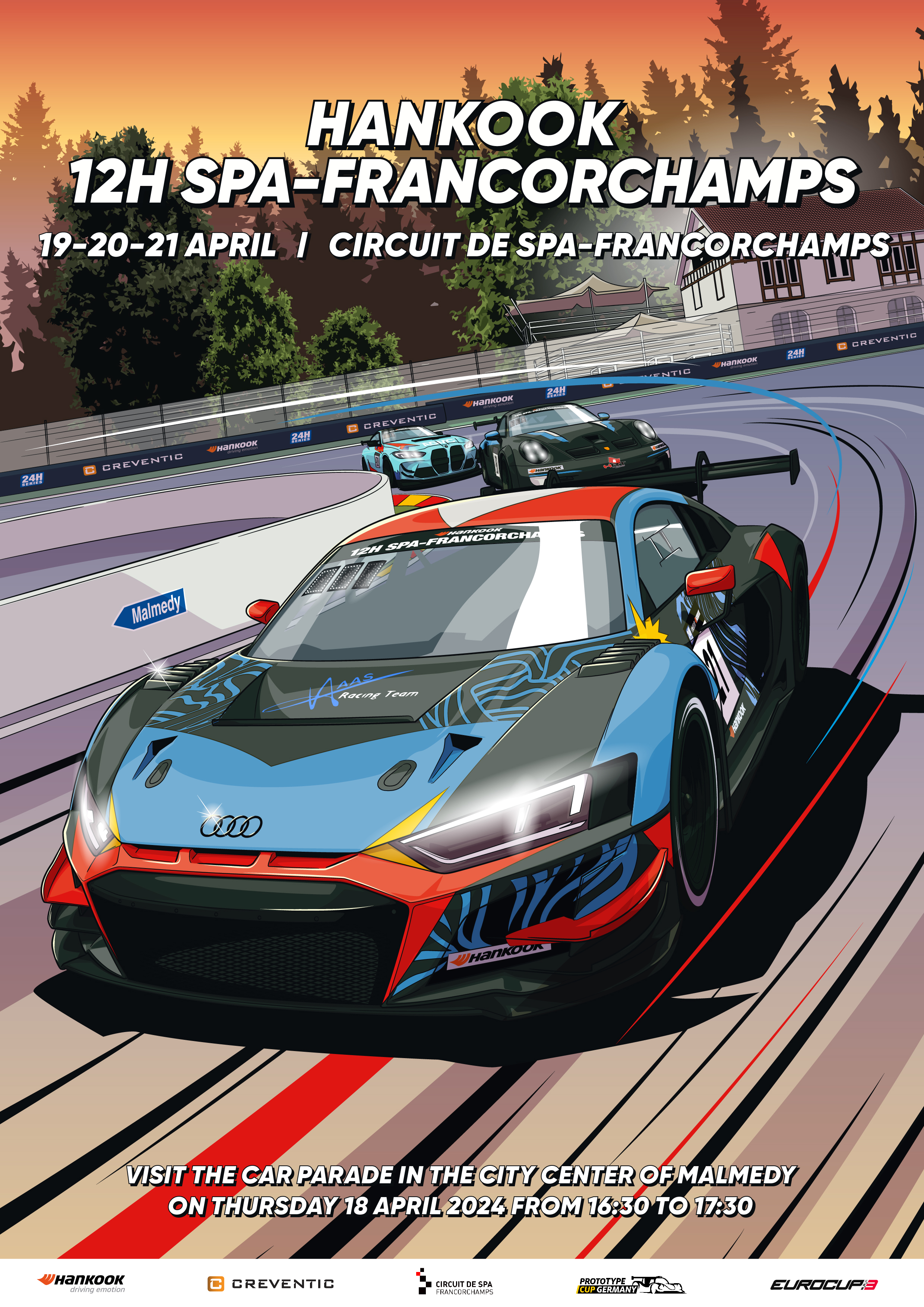 affiche 12h Hankook